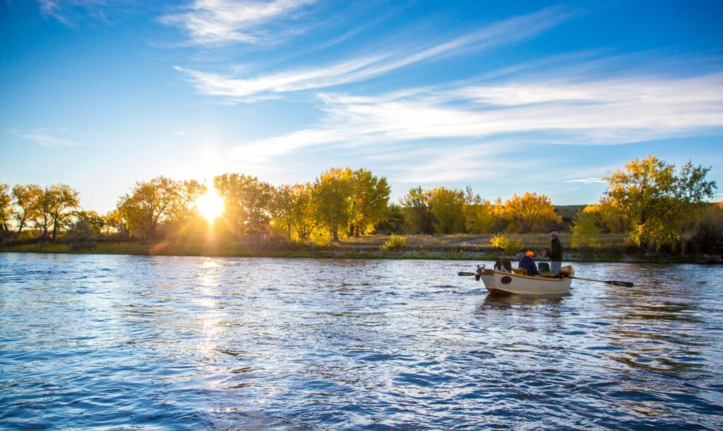 Fly fishing the Bighorn River