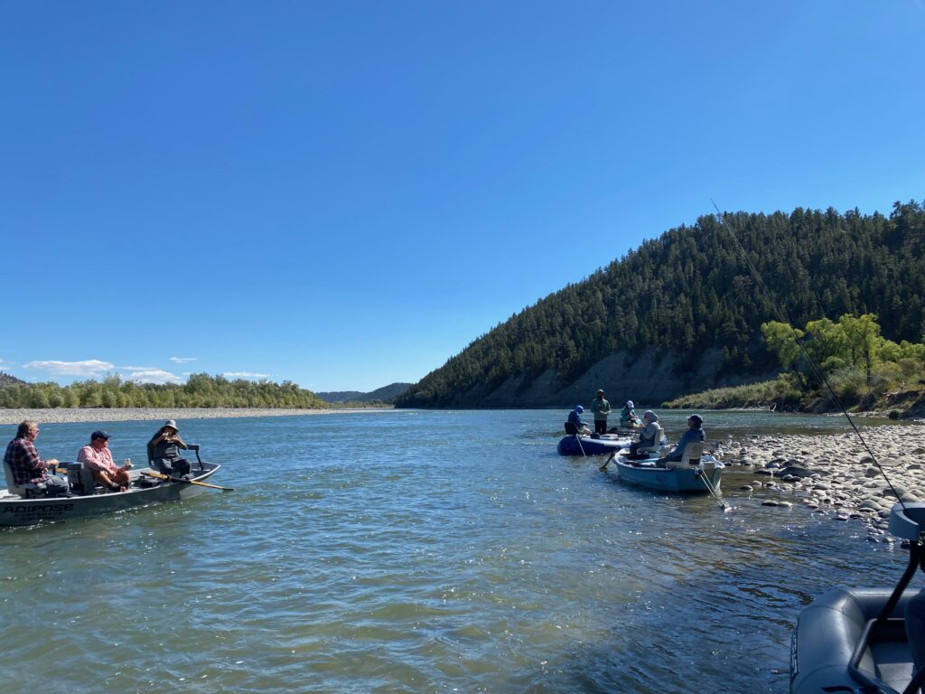 Yellowstone River lunch stop