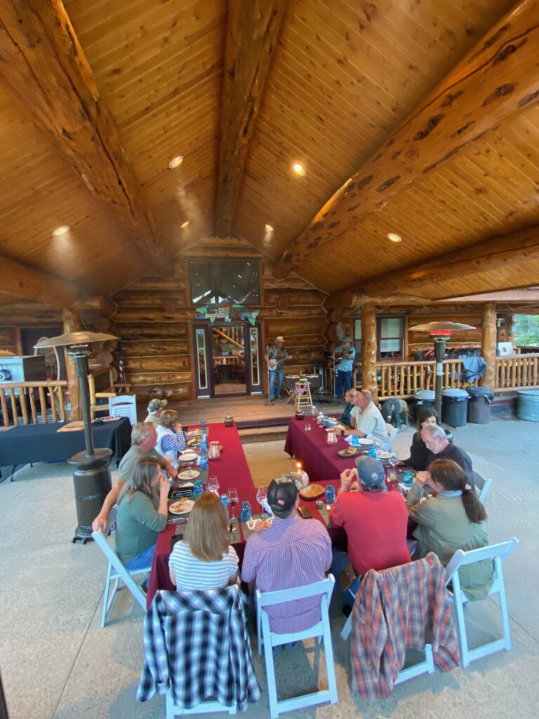 Live dinner entertainment at the lodge