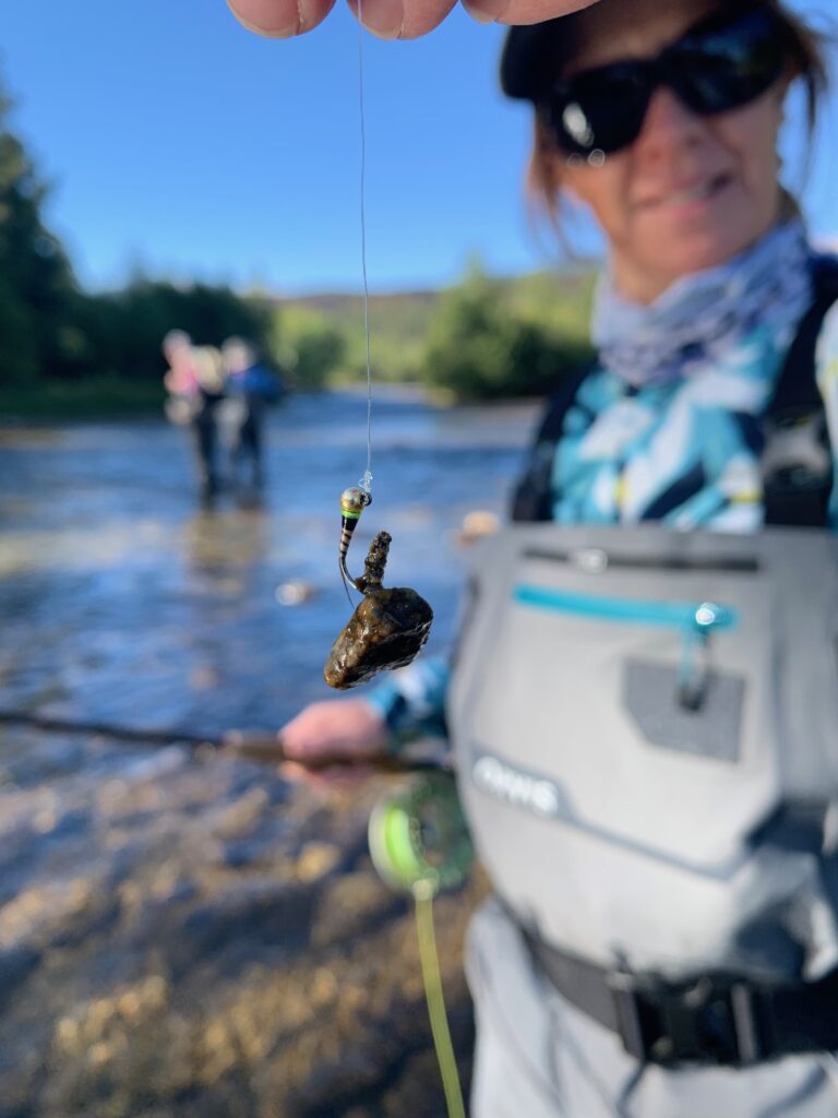 Caddis catch at dusk